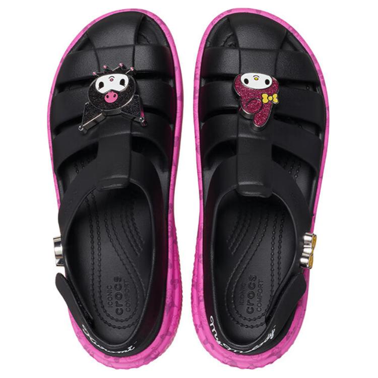 Crocs Fashionable Comfortable Roman Sandals Women Sandals Black 210104-100