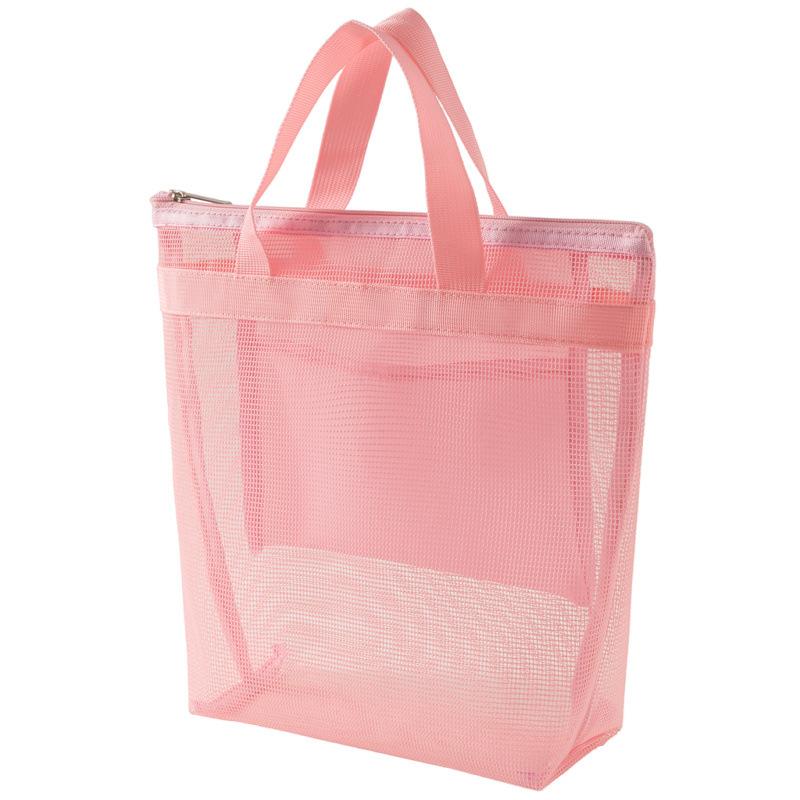 Mesh Large Capacity Cosmetic Bags Toiletry Skin Care Product Organizer Travel Washing Bath Accessories Bags Swimming Beach Bag