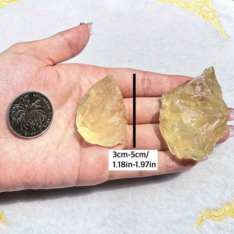 Natürliche Citrin Rohsteine, Hitzebehandelte Citrin Kristallstücke, Citrin Rohsteine für Kristalle, Gelber Quarz Mineral Specimens