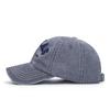 Washed 3D Letter Distressed Baseball Cap with Sun Protection for Men and Women