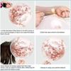 Birthday Decorations Set - 37 Pack Balloon Foil Fringe Curtain Backdrop Kit