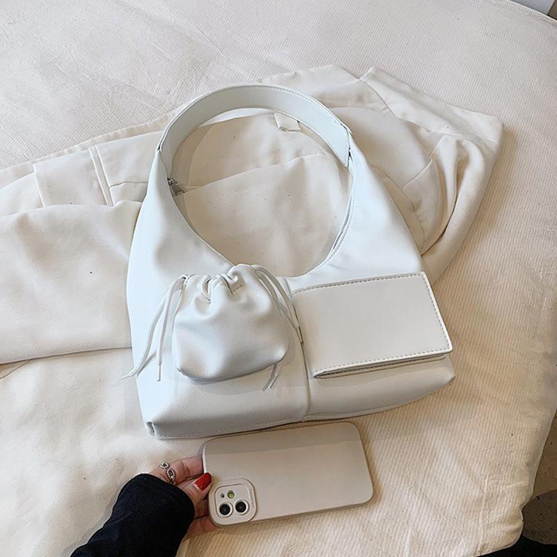 2024 Nye fasjonable, allsidige skuldervesker Høykvalitets underarmsvesker Vestlig stil håndvesker