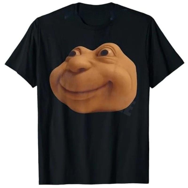 

007n7 Face Y2k Halloween Costume Meme Trendy and Funny Women T-Shirt Graphic Tee Tops Novelty Gift Humor Art Aesthetic Clothes 4XL