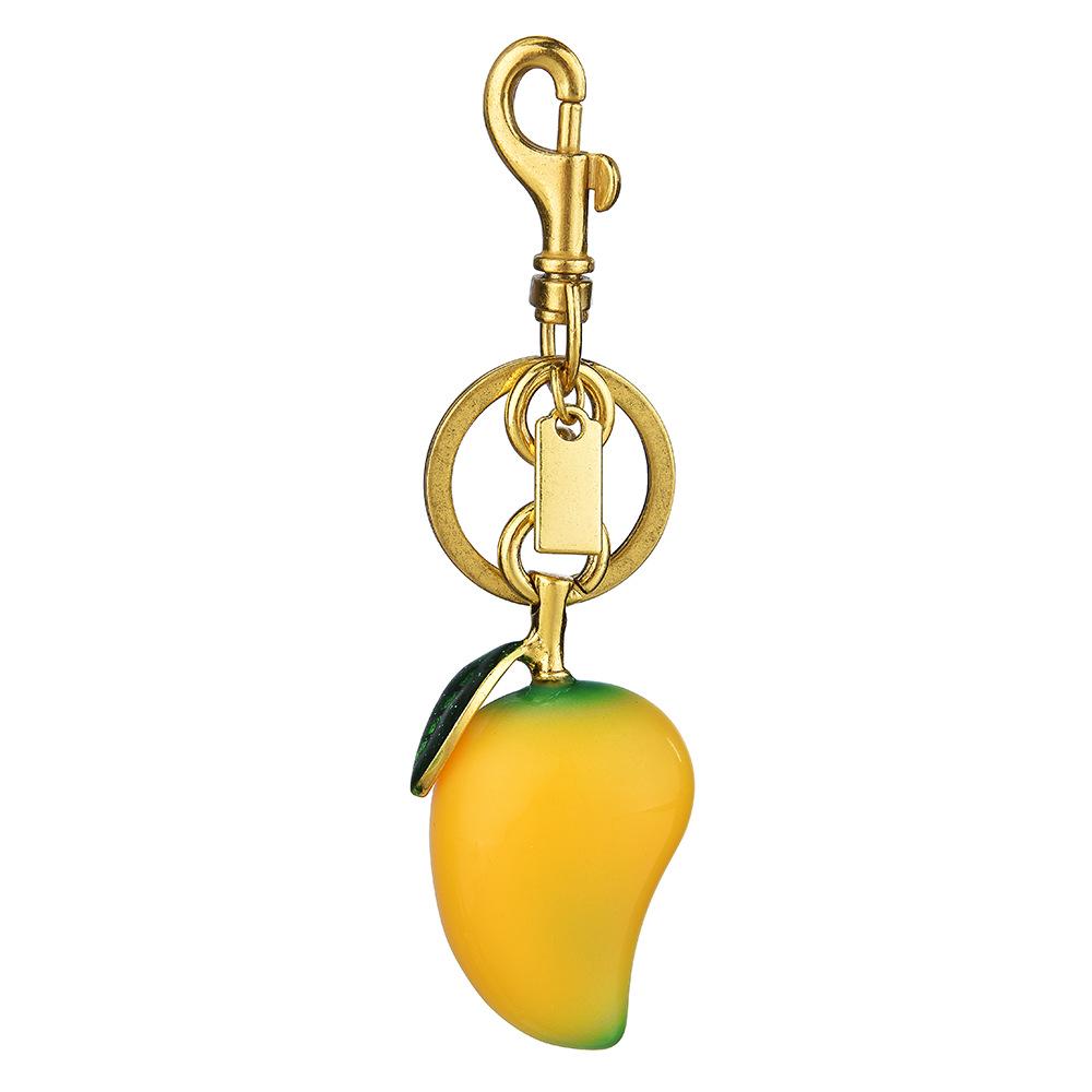 Portachiavi con Ciondolo Frutto di Mango: Portachiavi Borsa Stiloso e Creativo, Piccolo Regalo Perfetto