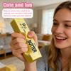 Butter Stick Stress Relief Toy 23cm Realistic Squishy Simulation Butter Bar for Desk Decoration and Hand Exercise