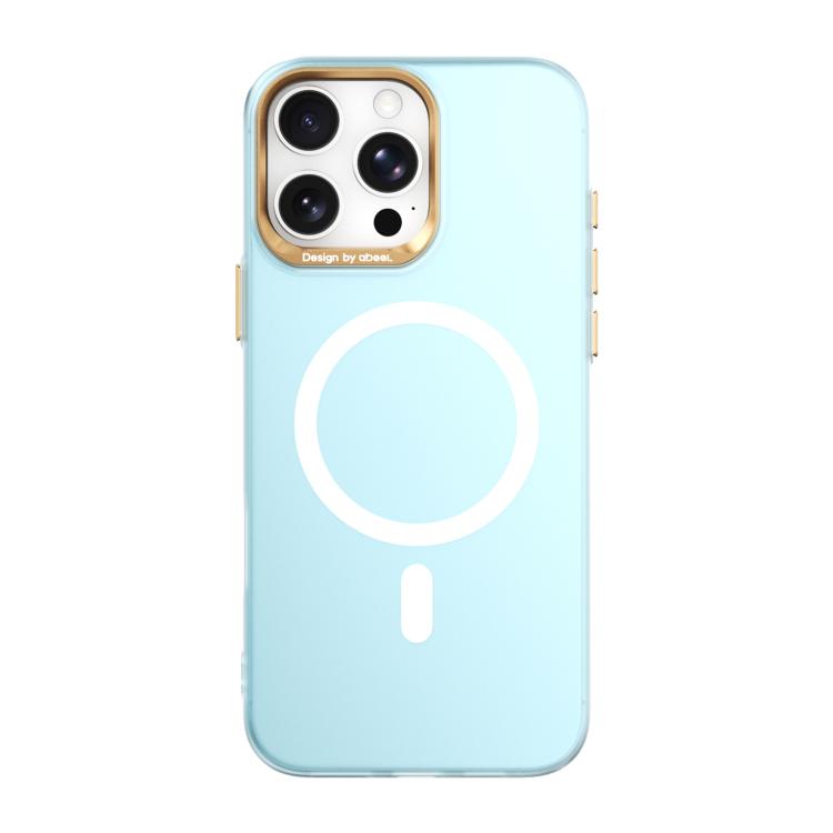 Lightweight Semi Transparent Frosted Magnetic PC Phone Case For iPhone 18 Pro, Anti-Fingerprint Metal Buttons Lens Protection Wireless Charging Cover