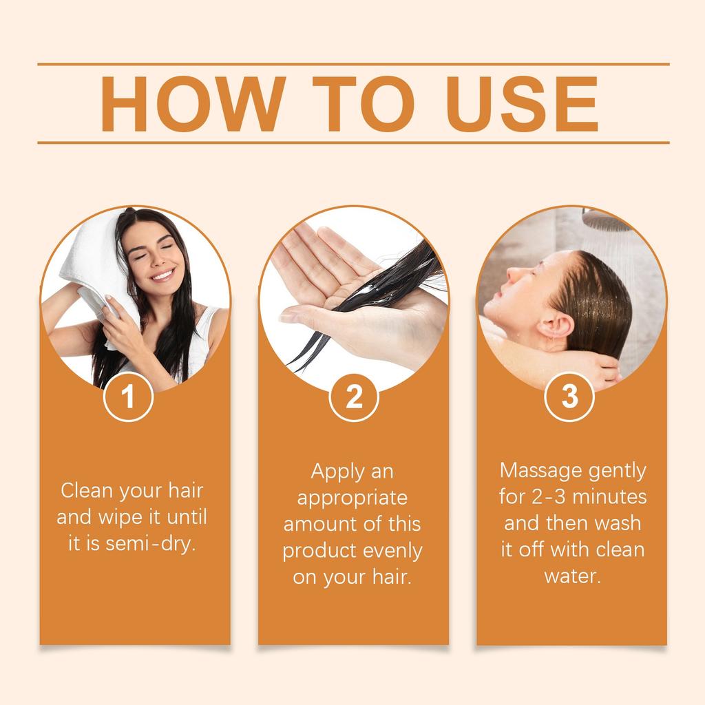 Caring Hair Mask Is Gentle, Caring, Repairing, Drying, Repairing, Moisturizing, And Suitable For Various Hair Types100g