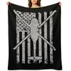 UH-60 Black Hawk Helicopter Vintage Flag Throw Blanket Fashion Sofas Blankets For Baby Thermals For Travel Luxury Blankets