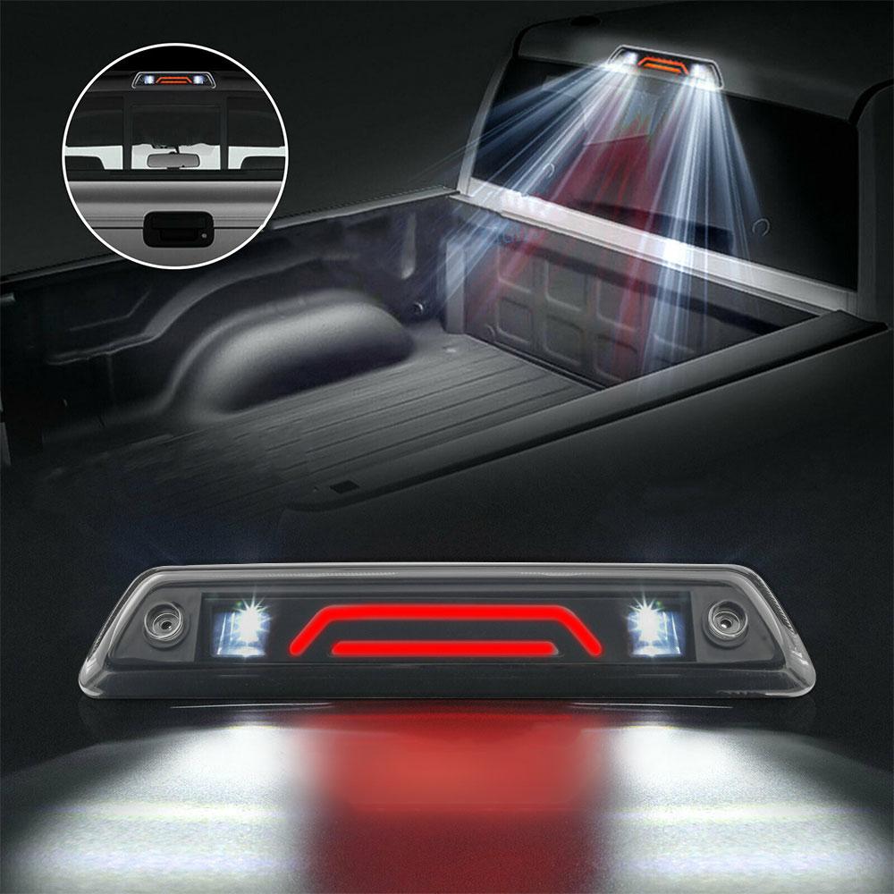 For Ford F250 F350 1999 2000-2016 3rd Third Smoked Brake Light Reverse Cargo Lamp High Mount Pickup Taillight Car Accessories