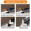 6pcs 5 In 1 Silicone Remover Caulk Finisher Sealant Smooth Scraper Grout Kit Tools with Seam Tape Plastic Hand Tools Set Accessories