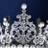 Ivory Pearl Crown Cake Toppers Wedding Birthday Cake Decorating Tools Cake Decoration Supplies