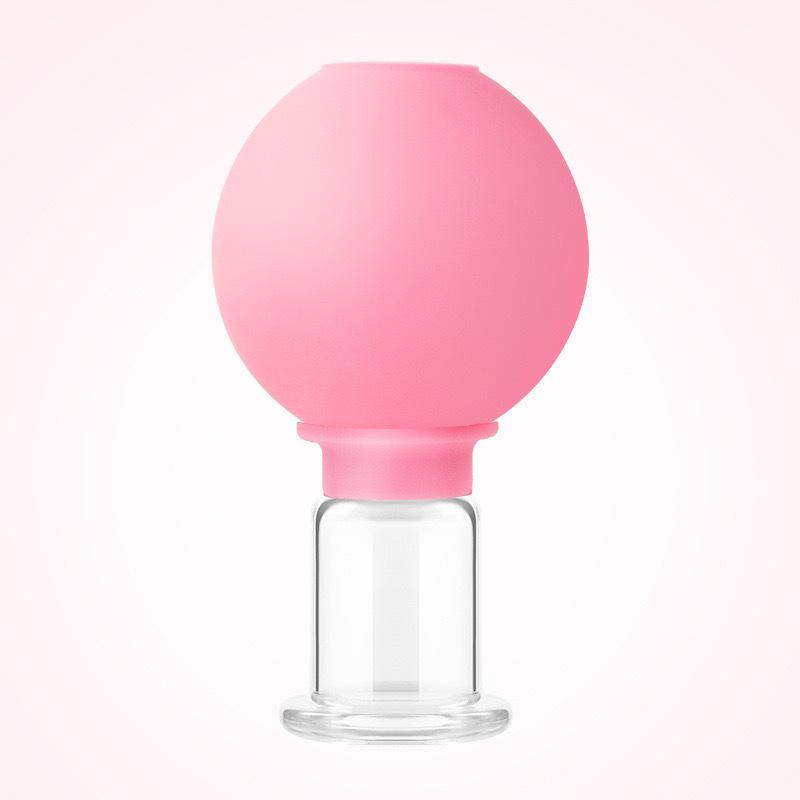 1Piece Silicone Vacuum Facial Cupping Pumping Type Dampness Tightening Face Dialing Tendon Plucking Cupping Scraping