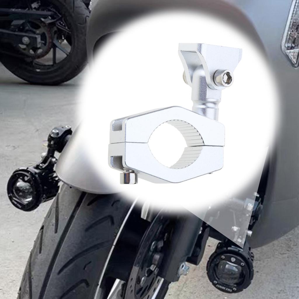 Mounting Bracket Kit LED Motorcycle Light Horizontal Bar Tube Clamp Roof Roll Cage Holder Headlight Bracket