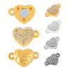 Useful Necklace Bracelet Connector Buckle Extender Connector Hook Rhinstone Magnetic Clasps New Accessories Silver Gold DIY
