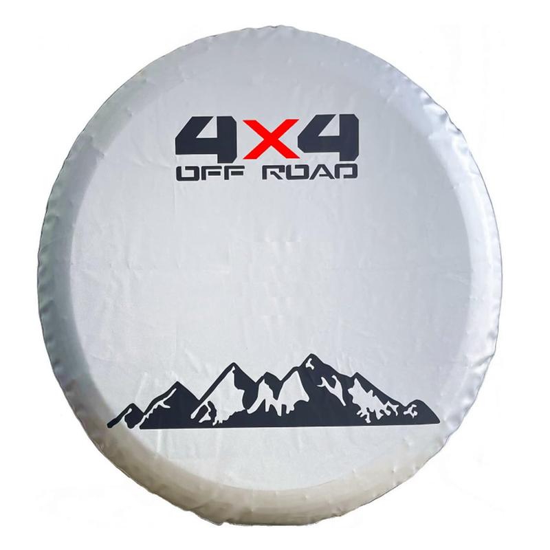 1 x Copriruota di scorta in pelle PVC PU stile Auto 4x4 Off Road Vita Montagna Per Mitsubishi Suzuki SI-04 Copri Protettore Ruota