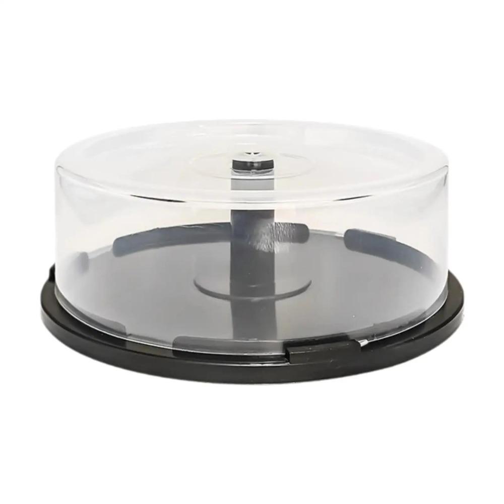Przenośny pojemnik kubełkowy Etui do przechowywania płyt CD Pojemnik na płyty PP Plastikowy kubełek na DVD Przechowywanie biurowe gray
