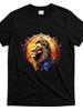 European Sizes Mens T-Shirt | Same Style for Men , 2025 Summer, Short-Sleeved, Printed, , Crew Neck, Vintage Style, All-Season, Regular Fit