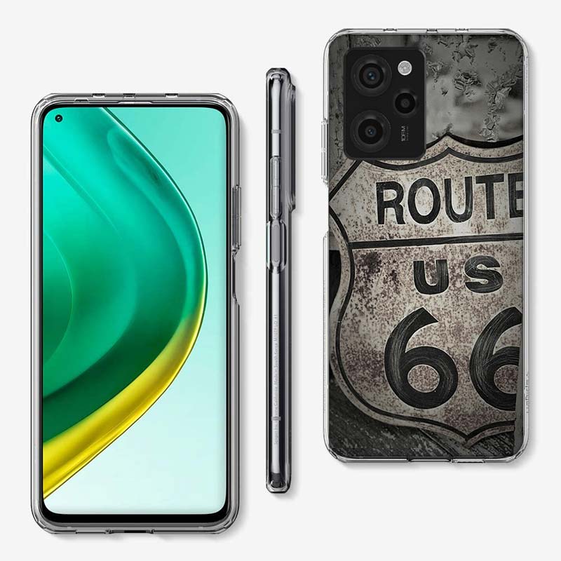 

America Route 66 Cover Phone Case For Xiaomi Poco M8 M7 M6 M4 M3 X7 X6 X4 Pro F7 Ultra M5S Mi 14 14T 15 15T 12T 10T Pro 12S 12 1 Xiaomi Poco F7 Pro