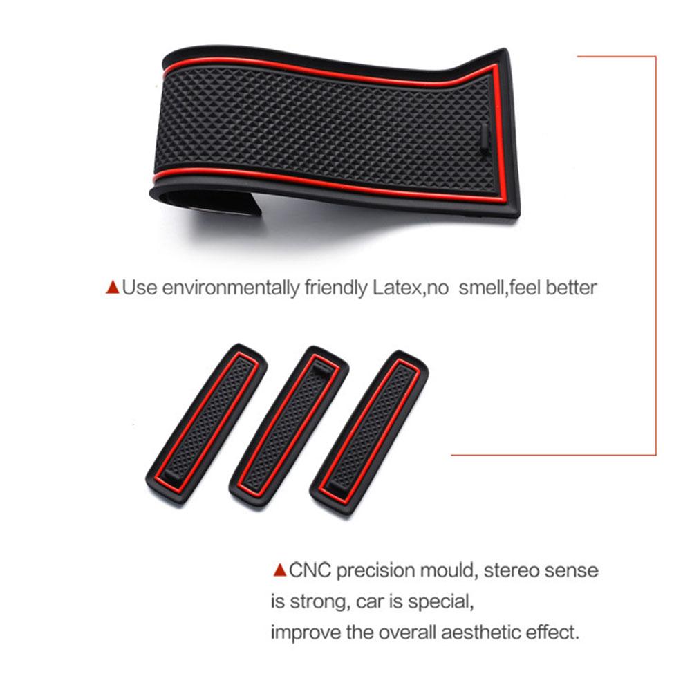 Automobil Gummi Anti-Rutsch-Matte Innentürschlitz Geräuschreduzierung Kratzschutz Innenausstattung Matte Für Honda WRV 23-24