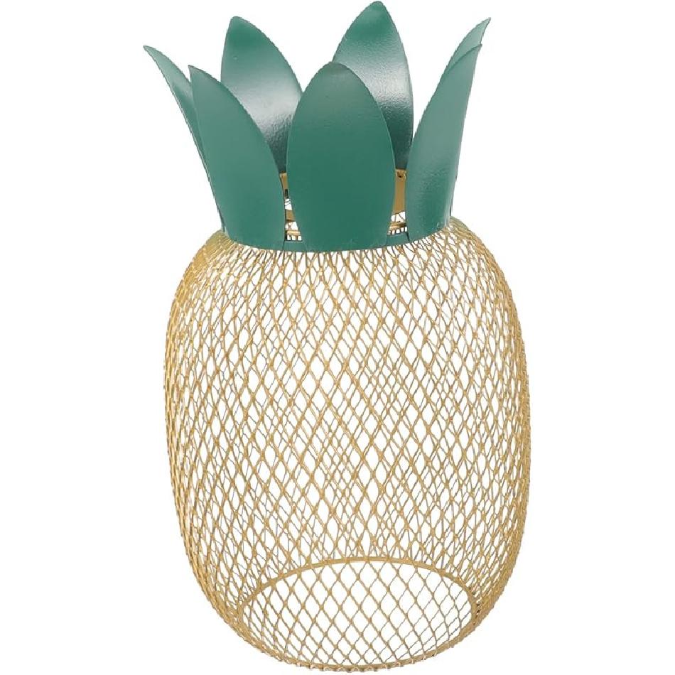 Pineapple Lamps Decorative Mesh Ceiling Light Shade Hollow-out Carved Lampshade for Home Hotel Restaurant