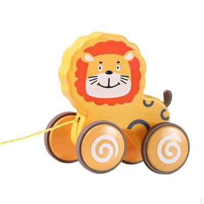 Ziehspielzeug für Kleinkinder, Cartoon-Gehspielzeug mit Schnur, Feiertags