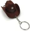 Mini-Cowboyhüte eignen sich für Autospiegel, Mikro-Hut-Accessoires, Dekorationsartikel, Autoaufhänger, Taschen für Autoteile und Schlüsselanhänger