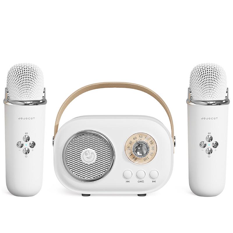 Retro Bluetooth Speaker with Integrated Portable Microphone - Mini Wireless Speaker Gift