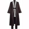 Men's Costume Robe Male Jedi Knight Tunic Costume Hooded Full Set Halloween Cosplay Cloak