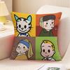 Cartoon Japanese Character Pillow New Style Bedroom Living Room Sofa Pillow Cushion Car Pillow Cute Decoration Room