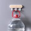 SUPO Depot - Wall Hook Household Hanger Wood Decoration with Self Adhesive Sticker Nail Free - White Series