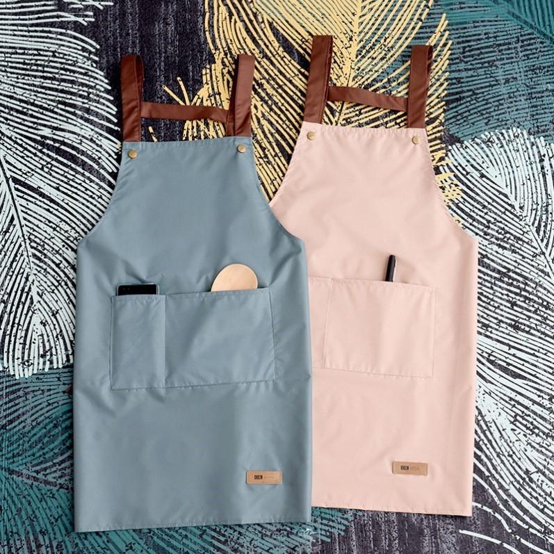 Custom Waterproof, Oil-Proof H-Type PVC Apron with Thick Straps and Logo Printing, Ideal for Kitchen Use and Gifts