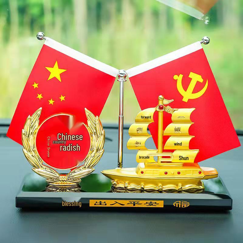 Smooth Sailing Alloy Sailboat Desk Ornament: Creative Home & Office Decor