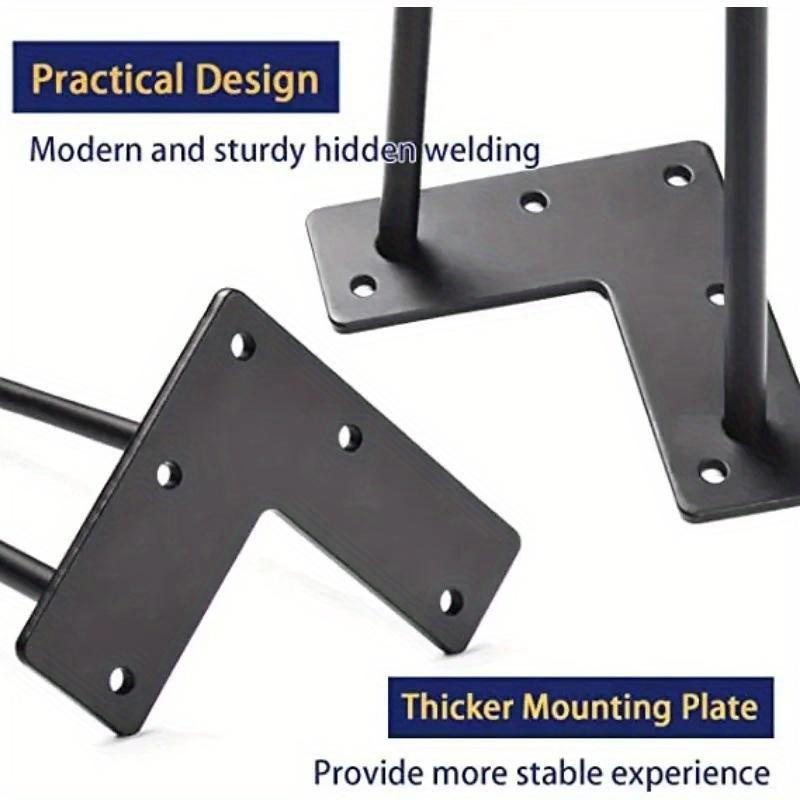 4 Stück Höhe 30cm Beine für DIY Möbel Metall Verdicktes Eisen Sofa TV-Schrank Füße