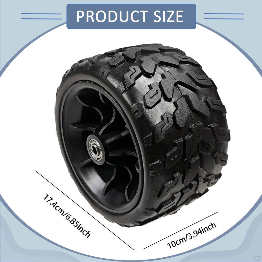 Replacement Utility Carts Wheel Caster Resistant Sturdy High Load Capacity Wagon Spare Parts