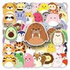 50 Cute Cartoon Animal Stickers for Journals, Laptops, and More