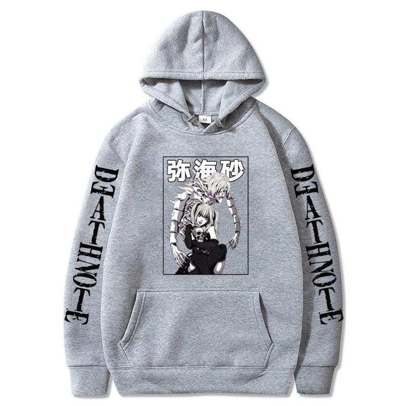 Misa Death Note Japanese Animation Men's Hoodie New Sweatshirt Men Womnen Fashion Pullover Men's Fleece Hoodies