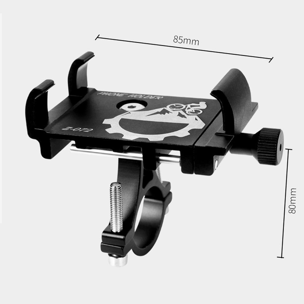 Bicycle/Motorcycle Aluminum Alloy Phone Holder (1 Phone Holder) Red