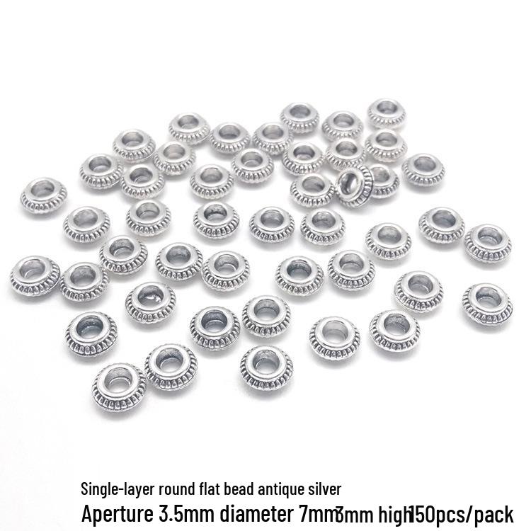 

Круглые разделительные бусины из цинкового сплава для изготовления украшений и браслетов своими руками