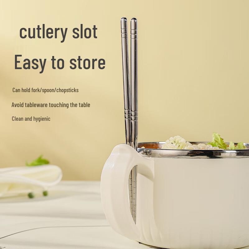 Guangyi Stainless Steel Instant Noodle Bowl & Lunch Box