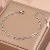 Popular bracelet, titanium steel does not fade, love zircon bracelet, high-end female light luxury niche bracelet, bracelet.