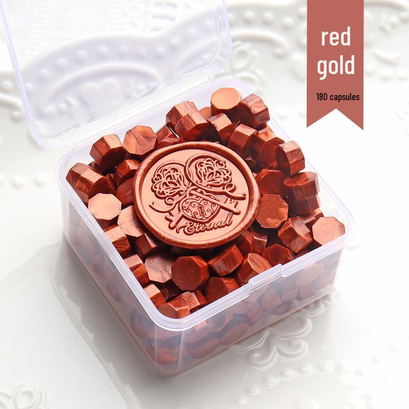 Metallic Wax Granules for Sealing Stamps: Ideal for Invitations, Envelopes & Letters.
