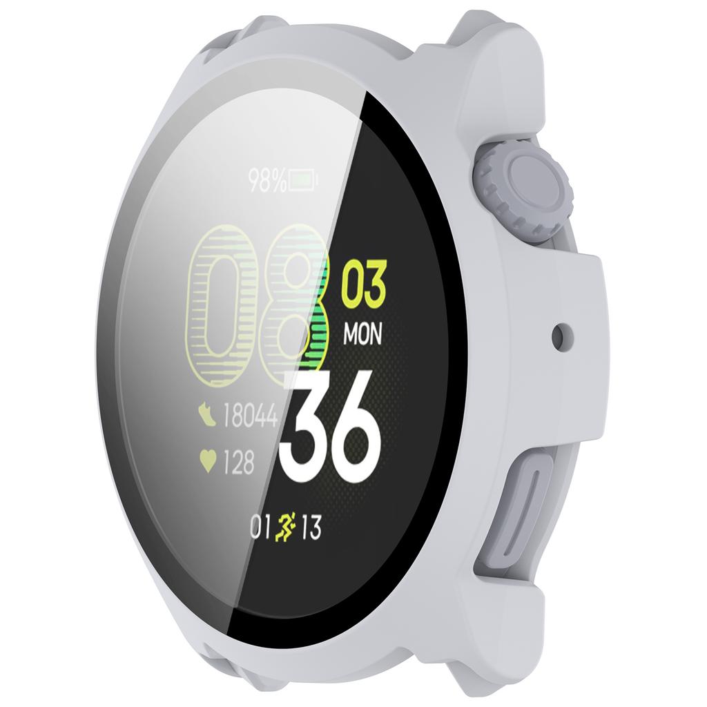 För Coros Pace 4 Fodral Hård PC Klocka Skyddande Cover med Härdat Glasfilm