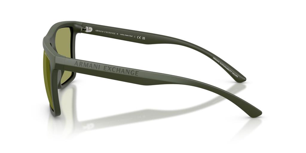 Armani Exchange Sunglasses Matte Green Gradient Green 57mm 83892A57 0AX4162SU [ARMANI EXCHANGE]
