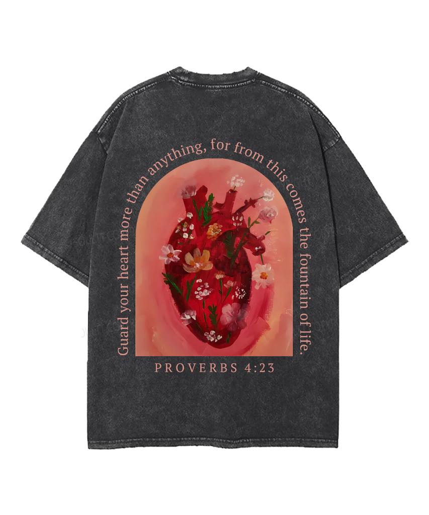 Hot Trendy Art Printed Tshirt Summer Short Sleeve Cotton Tshirt Vintage Y2k Washed Oversized Tees Men Women Clothing Casual Top