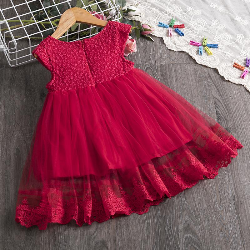 Buy Girls Dresses 2019 Fashion Girl Lace Floral Dress Kids Girls Casual