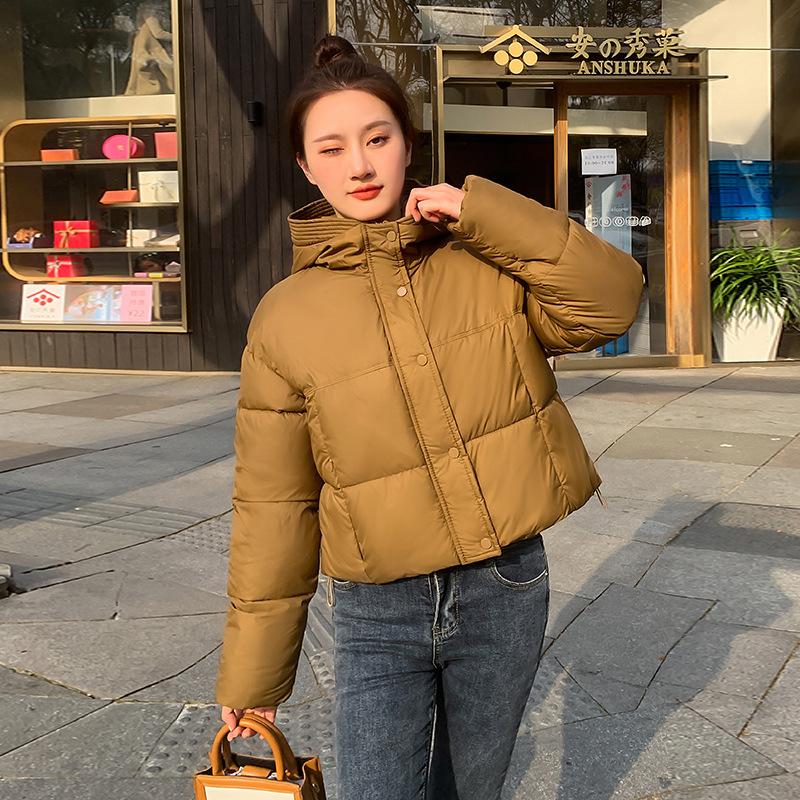 2025 New Loose Bread Jacket, Padded Jacket, Thickened Cotton Jacket, Cropped Jacket, Winter Wear, Korean Version of Plus-size Cotton Clothes, Women