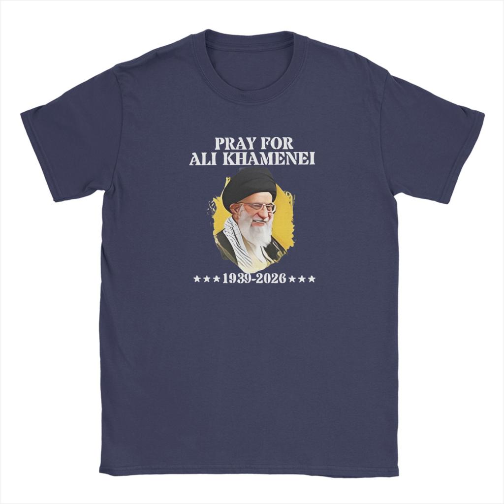 Harajuku T Shirt Beach SSeyyed Ali KKhaUnisexei Novelty T Shirts 100 Cotton Tee Shirt for Unisex Cheap Short Sleeve Clothing
