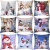 Merry Christmas Cushion Cover Christmas Decorations for Home 2025 Christmas Ornaments Xmas Navidad Gifts Happy New Year 2026