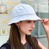 Round Denim Bucket Hat Unisex Adult Fashion Summer Sun Beach Vacation Fisherman Cap Girl Boy Cotton Visor Caps