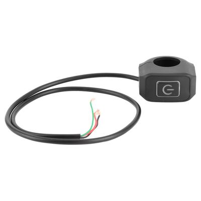 Motorrad Lenker Lichtschalter Druckknopf Wasserdicht WLED Anzeige 22mm 78in